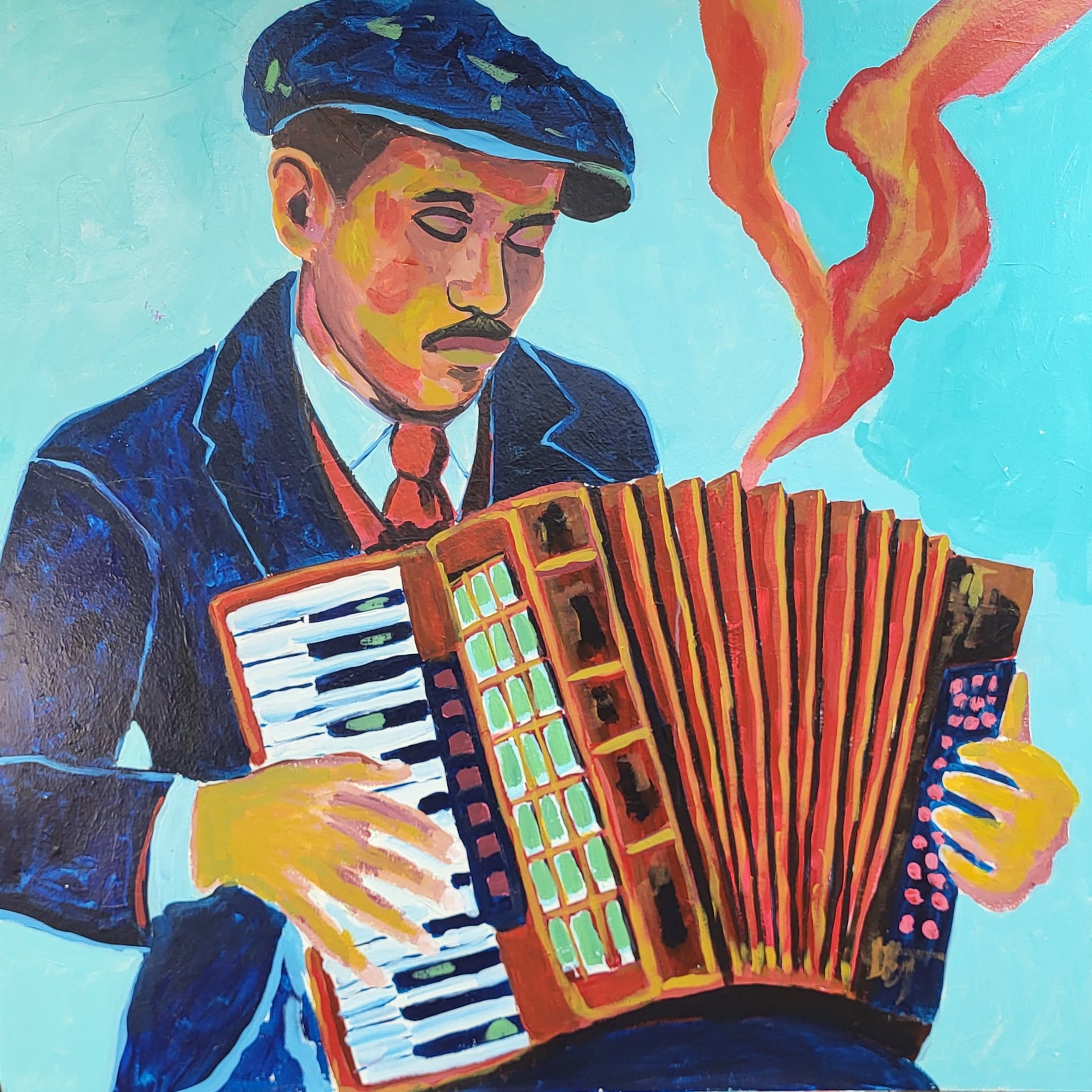 Accordion and Smoke