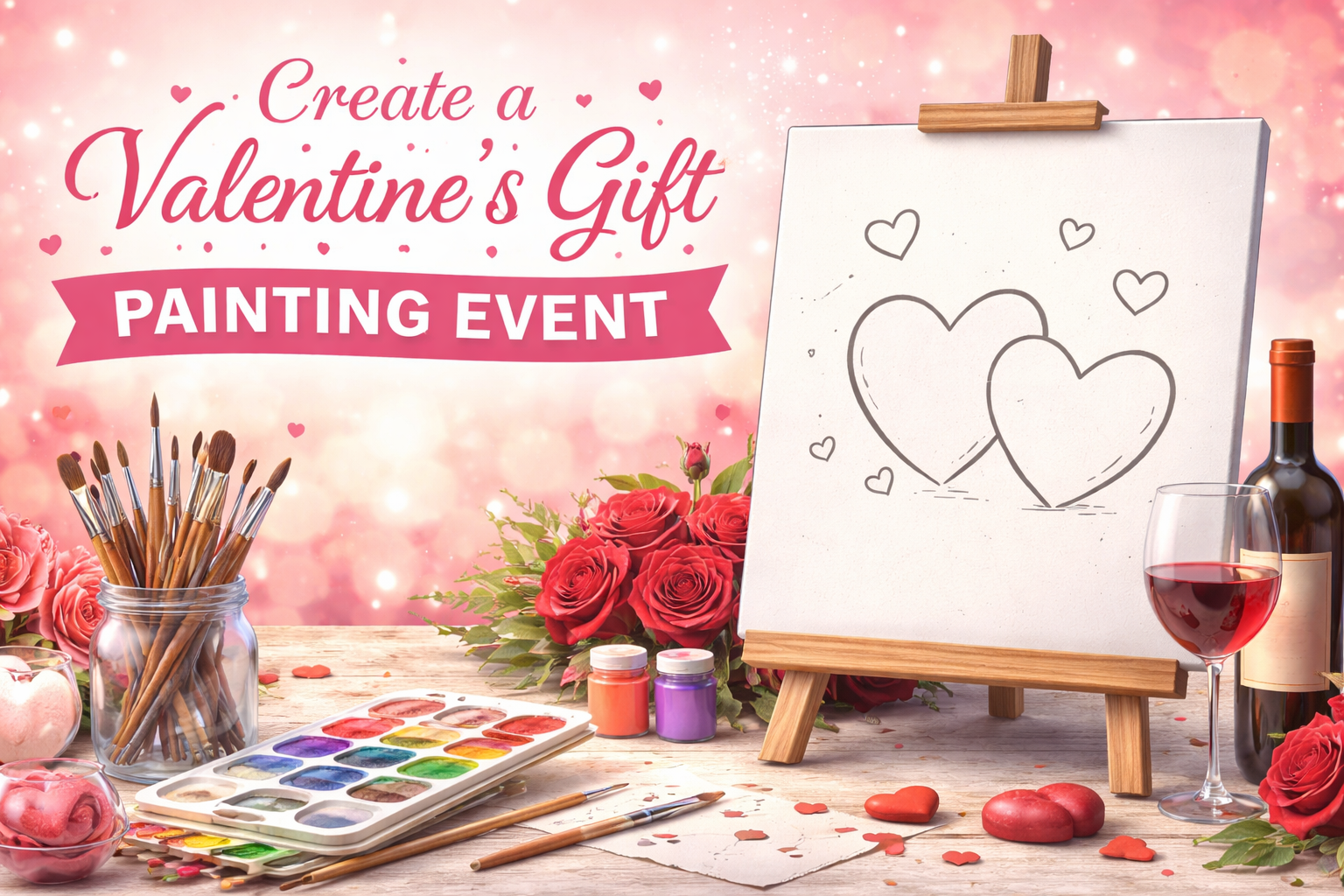 Valentine Painting Event Cover